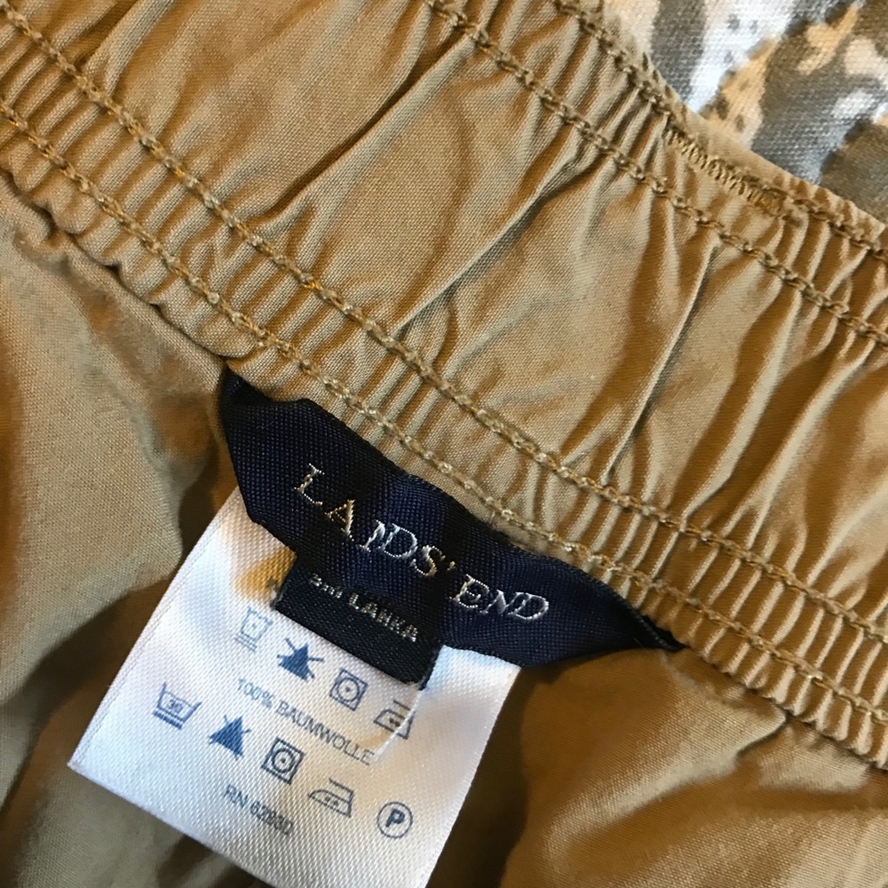 Lands End khaki skirt size 12 women’s - Picture 6 of 6